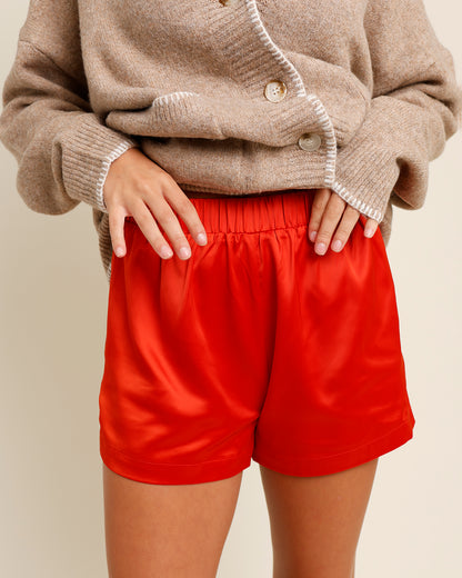 FAST LANE SATIN SHORT