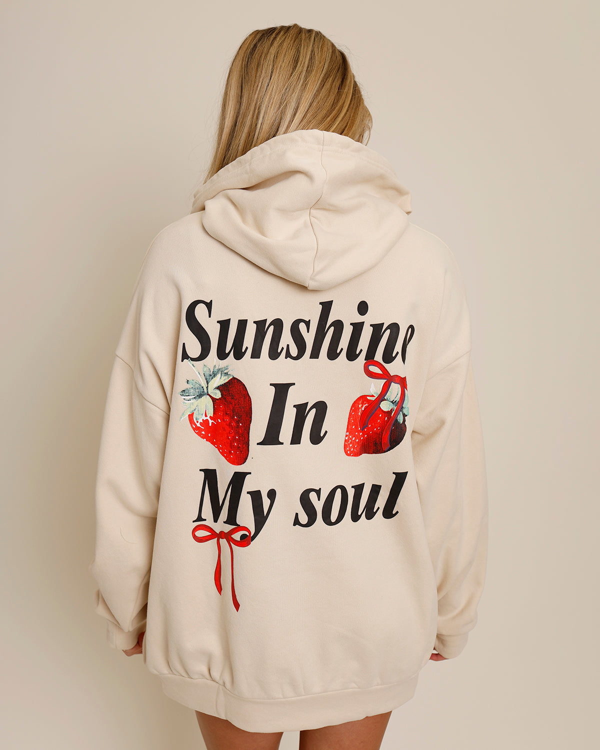 BE THE SUNSHINE HOODIE X TAN