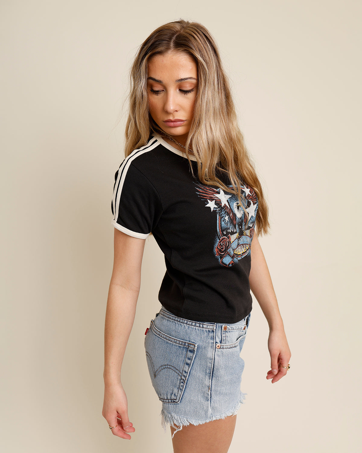 WILD & FREE RINGER BABY TEE