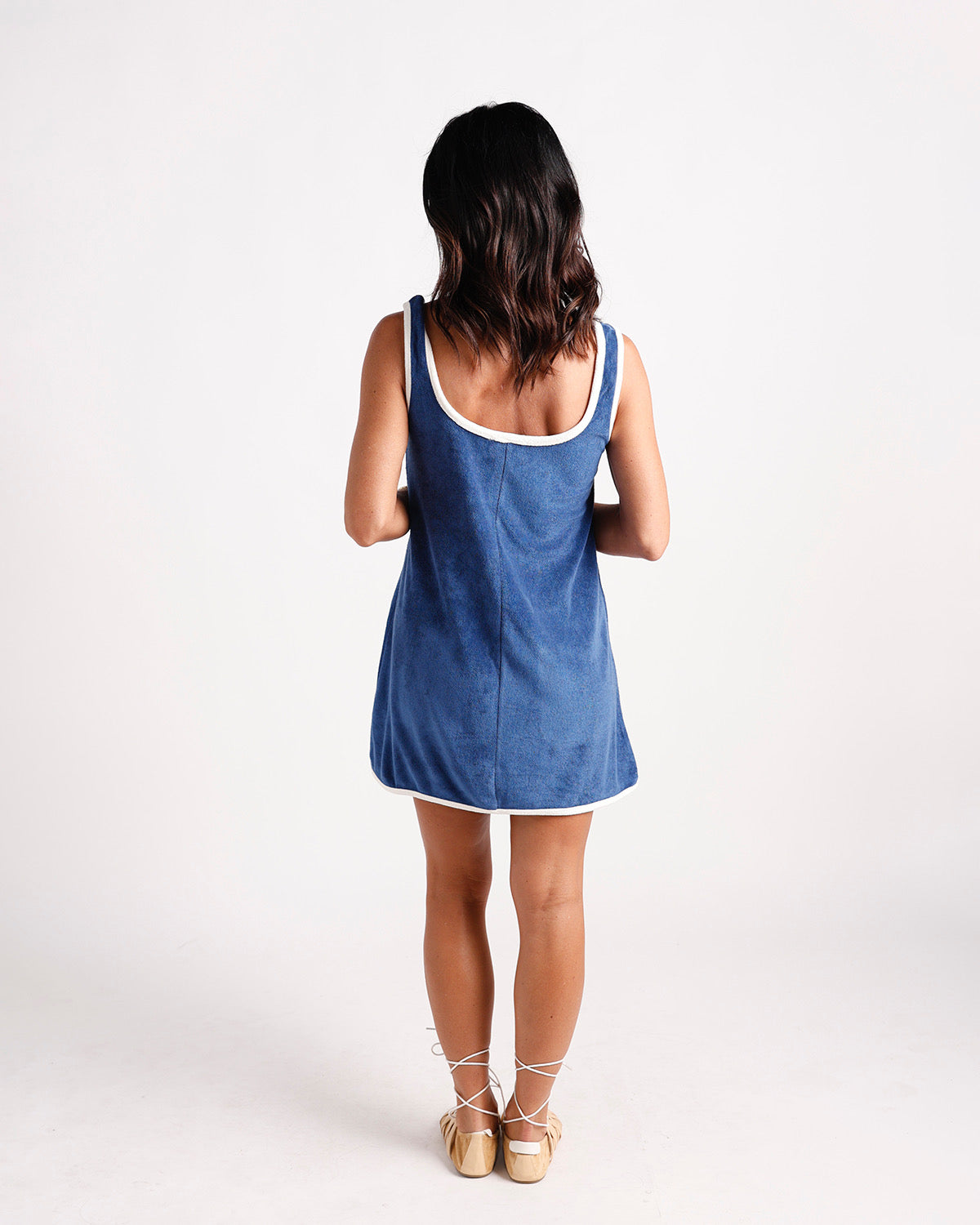 SALTWATER TERRYCLOTH MINI DRESS
