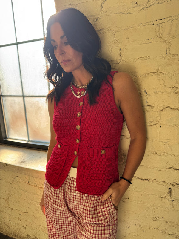 RUBY CROCHET VEST