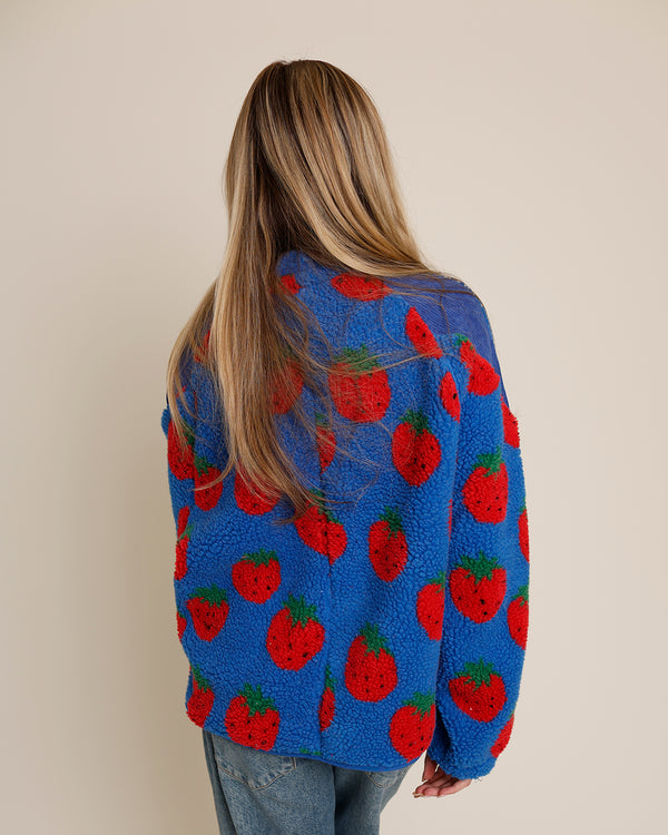 STRAWBERRY FLEECE JACKET