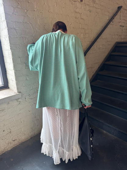 ALWAYS PULLING FOR IT LONG SLEEVE TEE X GREEN