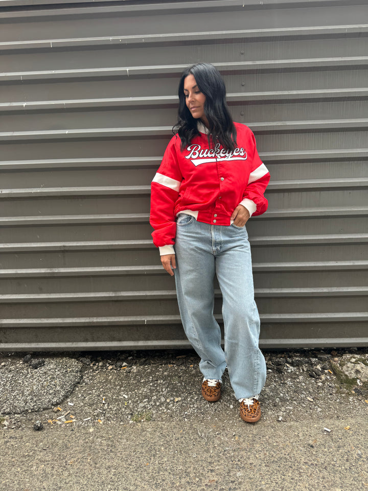 THE OHIO STATE UNIVERSITY VARSITY BOMBER JACKET