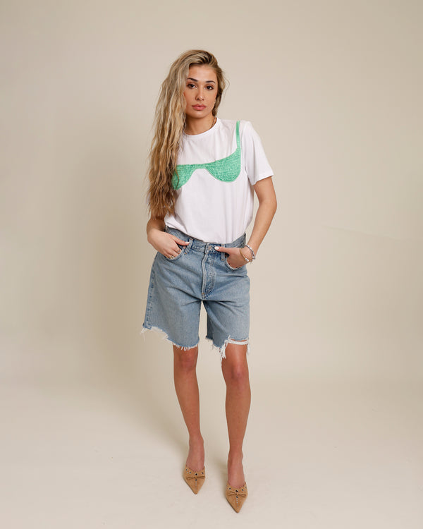 READY FOR A SWIM TEE X GREEN