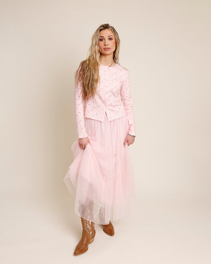 FLEUR POINTELLE CARDIGAN