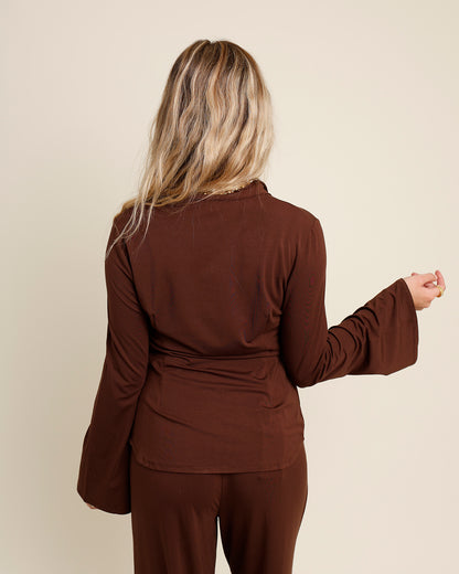 ESPRESSO BUTTON DOWN