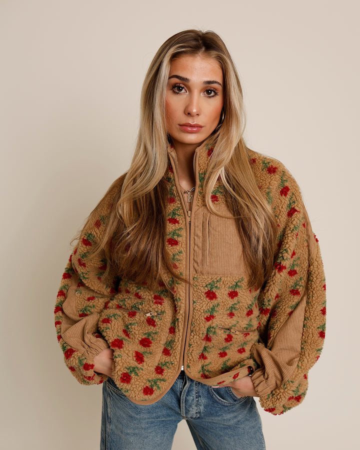 TINY TULIP FLEECE JACKET