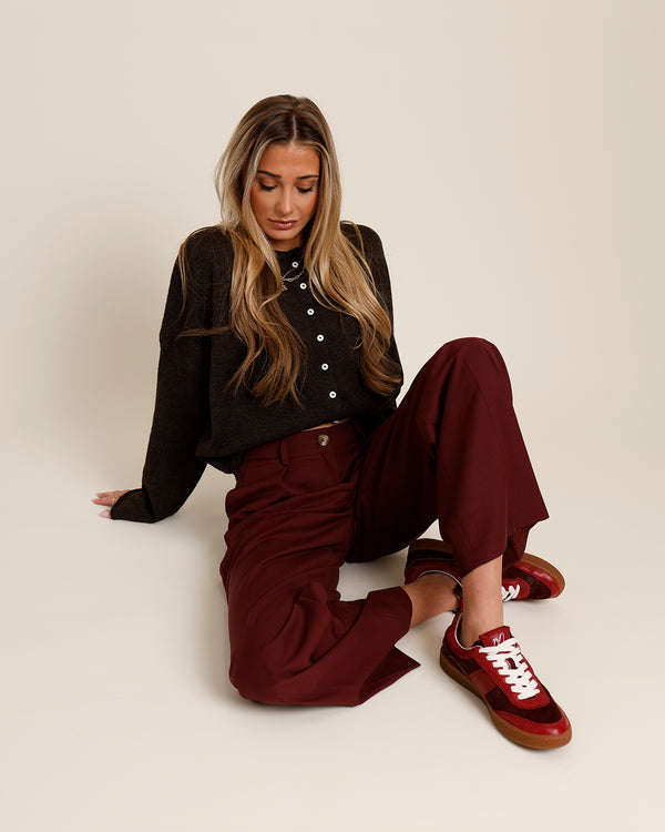 NIA SLY PANT X CHERRY COLA