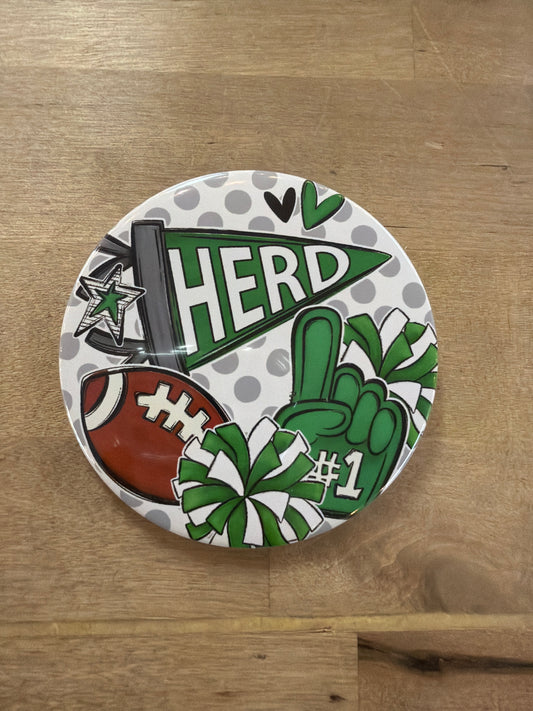 NUMBER ONE HERD FAN GAMEDAY BUTTON