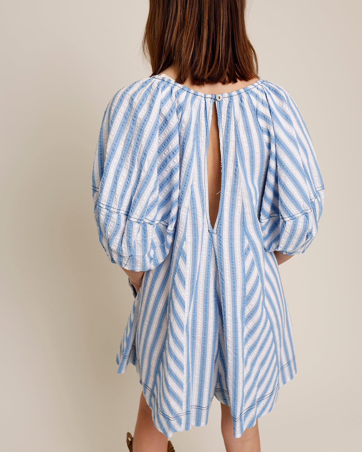 FREE PEOPLE BOP AROUND STRIPE ROMPER