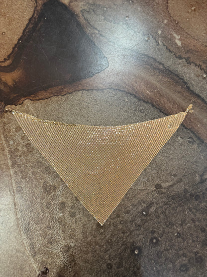 BANDANA SCARF CHAIN NECKLACE X GOLD