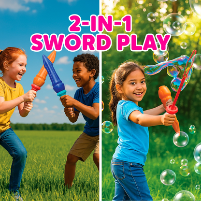 THE UNSPILLABLES BUBBLE WARRIOZ SWORD