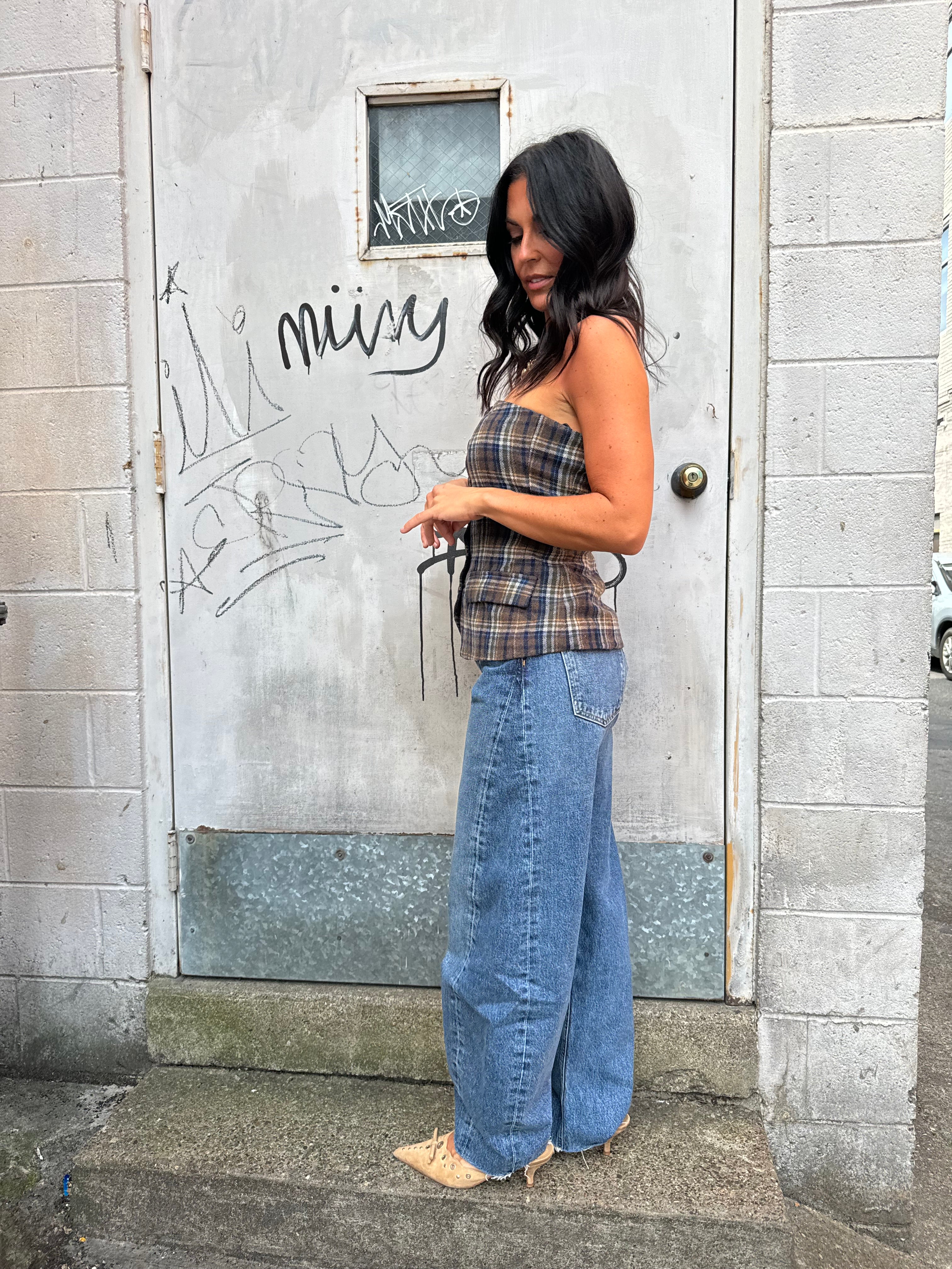 【送料&関税込】AGOLDE Luna Pieced Jeans Luna High Rise Pieced Taper in Split – AGOLDE