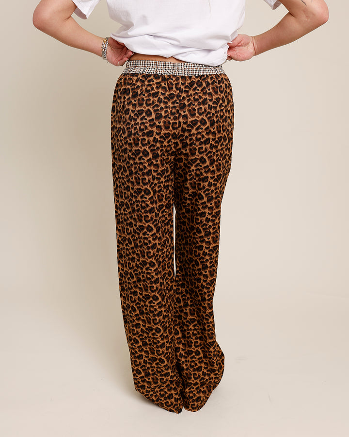 CAMERON LEOPARD PRINT BOXER PANTS