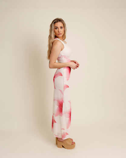BLUSHING BLOOMS MAXI DRESS