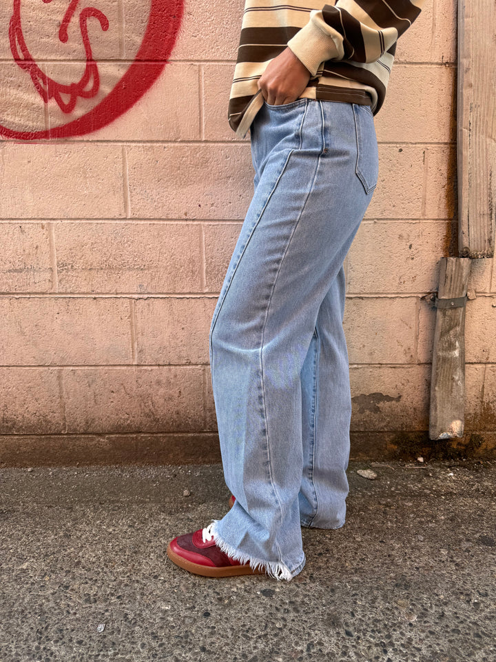 ABRAND BARREL LEG DENIM