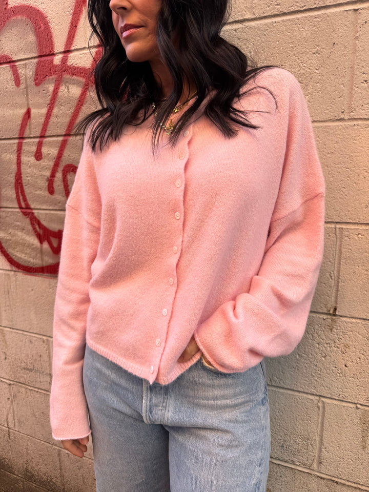 THE CULT CARDI X LIGHT PINK