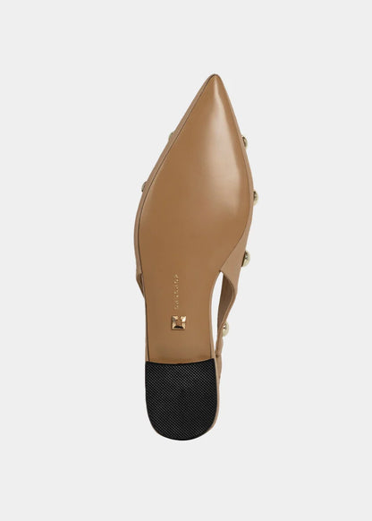 ARIZONA SLINGBACK STUDDED FLAT