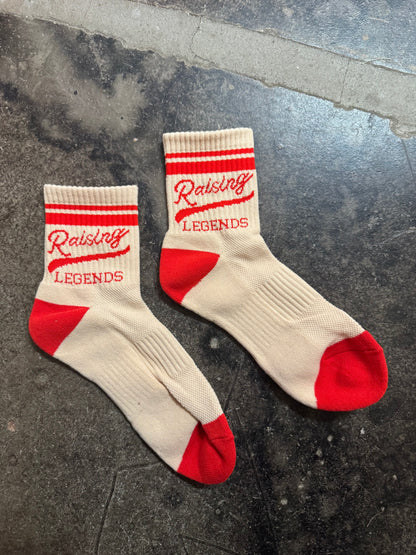 RAISING LEGENDS VINTAGE HALF CREW SOCKS