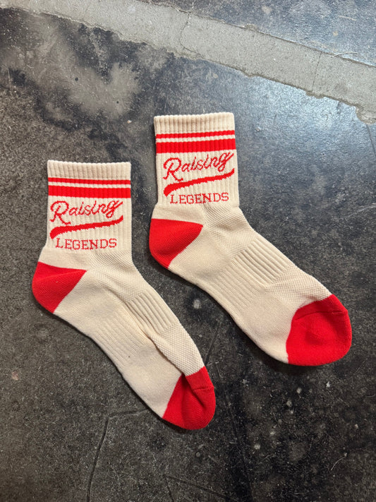 RAISING LEGENDS VINTAGE HALF CREW SOCKS