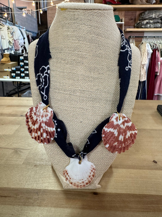 MIDNIGHT TIDE BANDANA NECKLACE