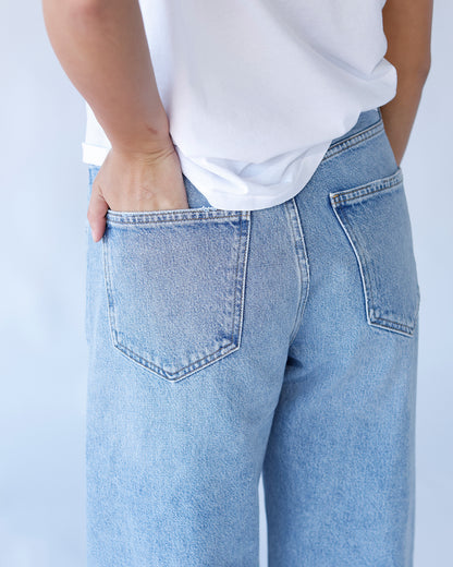AGOLDE LOW CURVE CROP JEAN IN FORCE