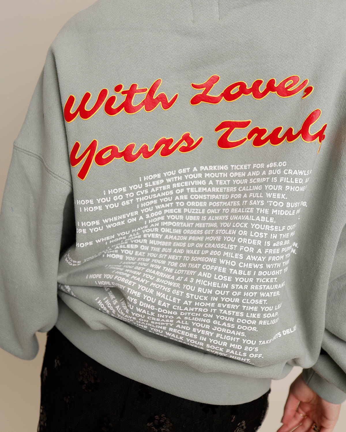 BOYS LIE YOURS TRULY HOODIE