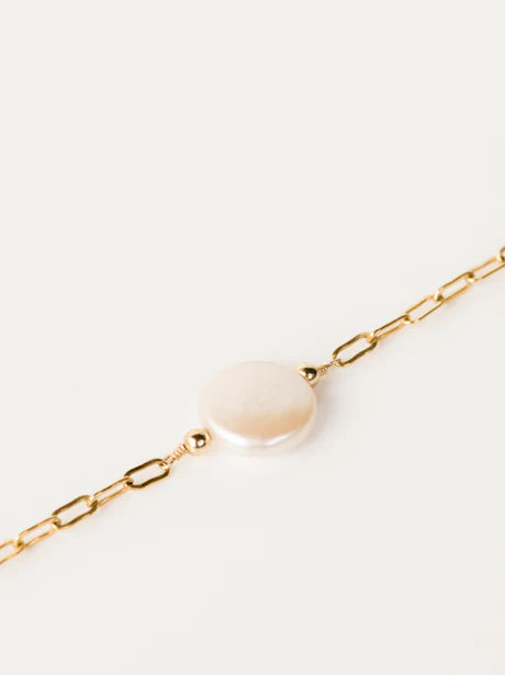 ABLE COIN PEARL GOLD-FILLED ESSENTIAL BRACELET