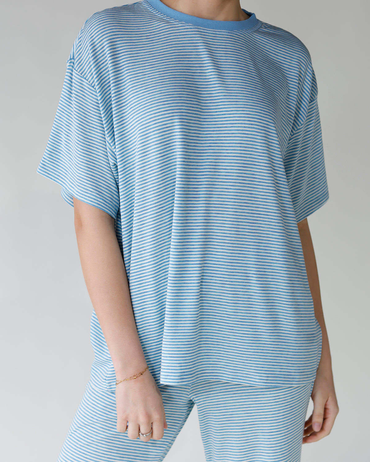 ALL DAY, EVERYDAY SHORT SLEEVE TEE X BLUE