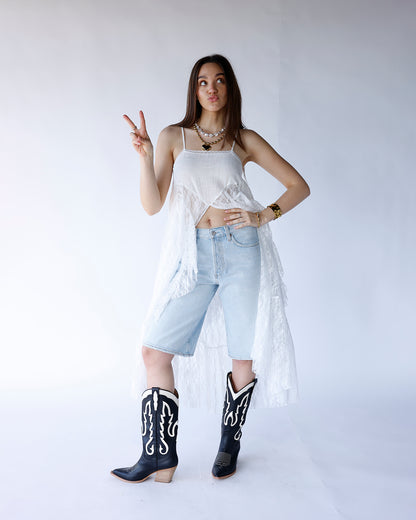 THE LACE CASCADE CAMI