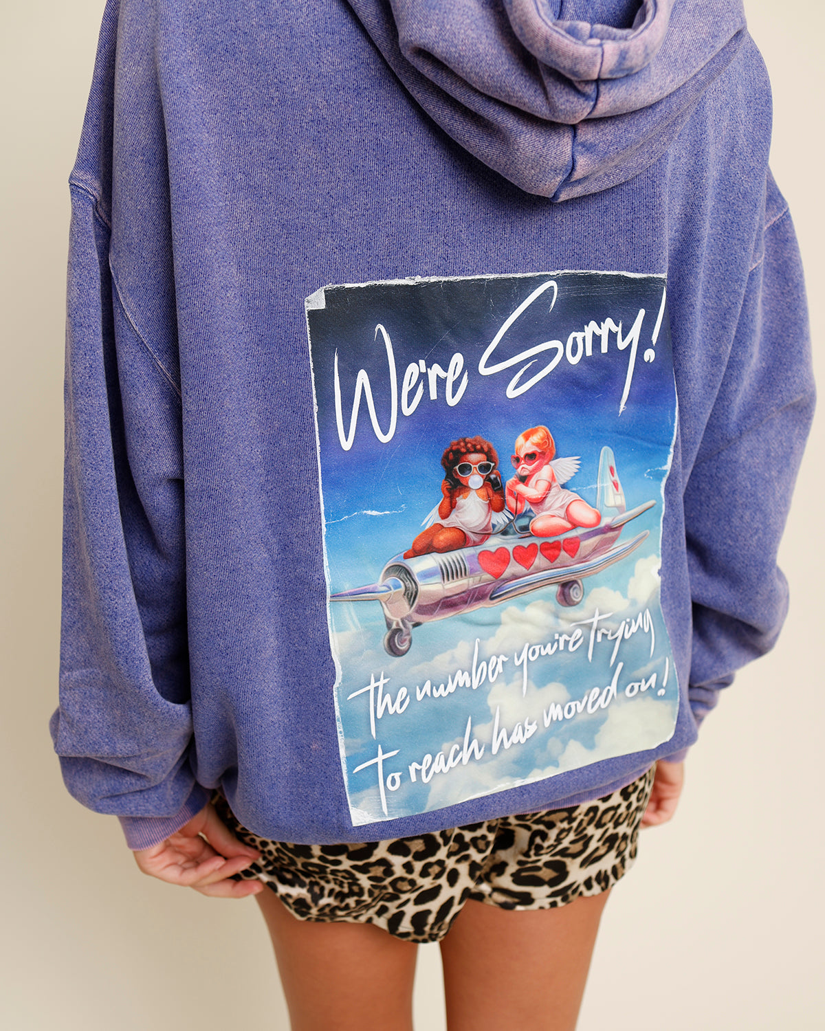 BOYS LIE 1-800 DISCONNECTED RACER HOODIE