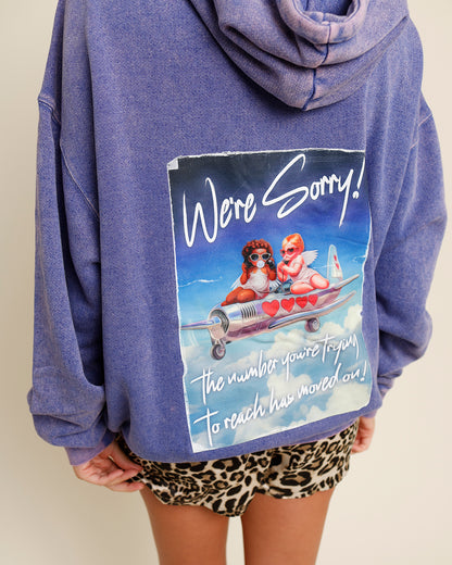 BOYS LIE 1-800 DISCONNECTED RACER HOODIE