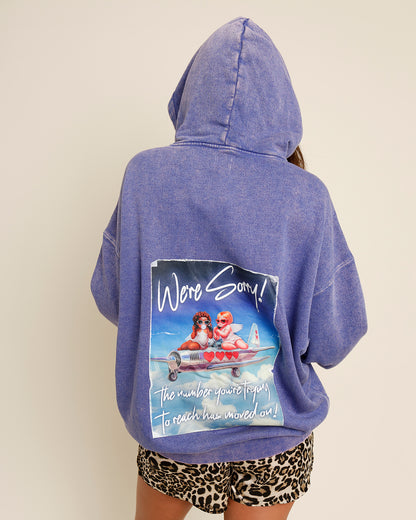 BOYS LIE 1-800 DISCONNECTED RACER HOODIE
