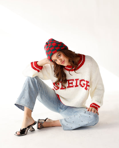 YULE SLEIGH KNIT SWEATER