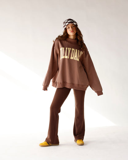 DILLY DALLY MOCK NECK SWEATSHIRT