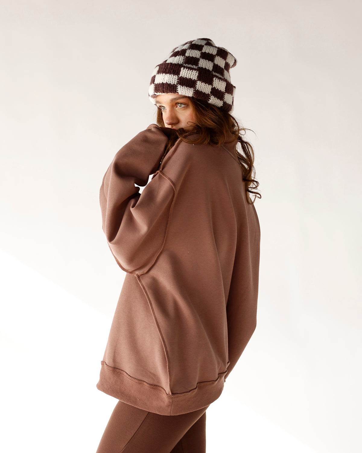 DILLY DALLY MOCK NECK SWEATSHIRT