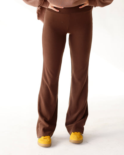 MAPLE MOCHA FLEECE LEGGINGS