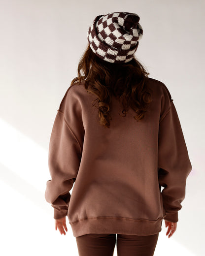 DILLY DALLY MOCK NECK SWEATSHIRT