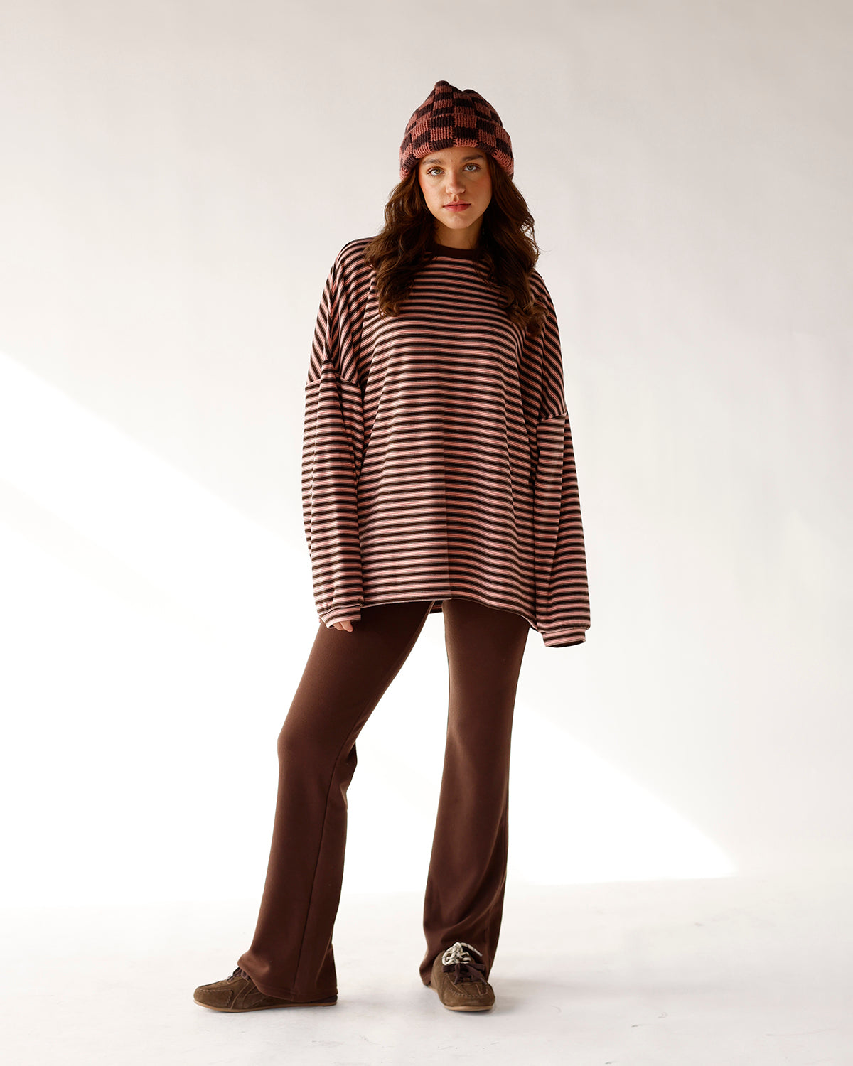 MAPLE MOCHA FLEECE LEGGINGS