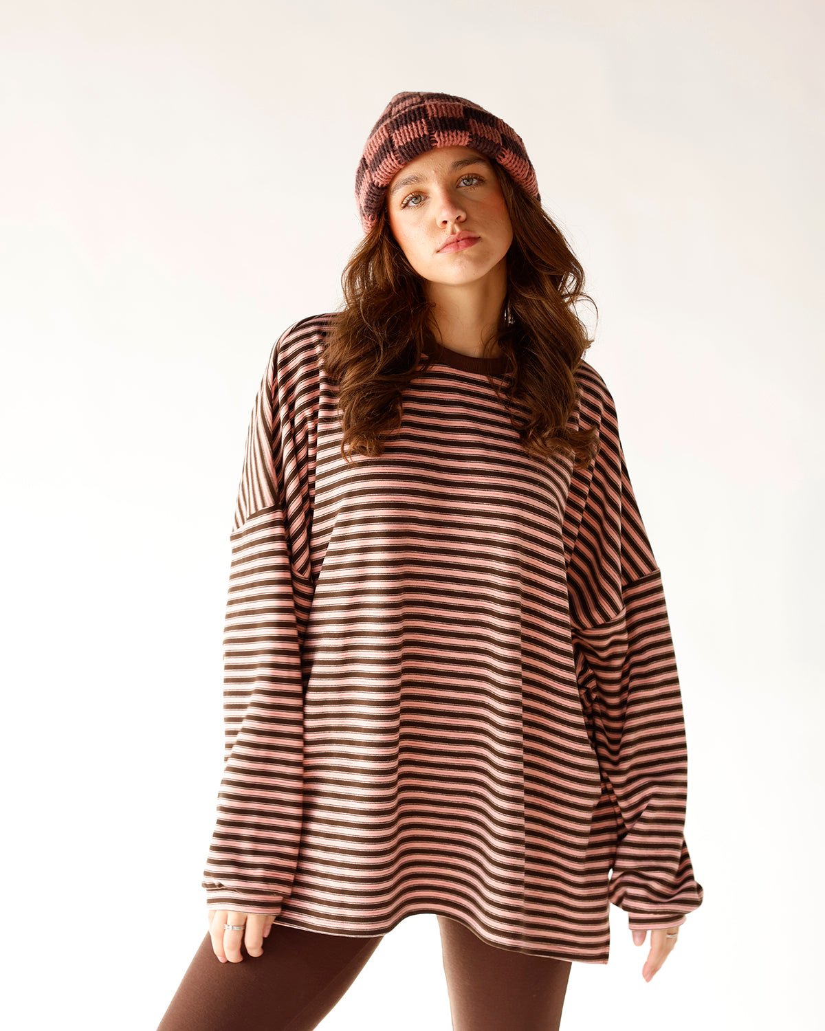 casual long sleeve top fall tops long sleeve stipped long sleeve warm cozy top 