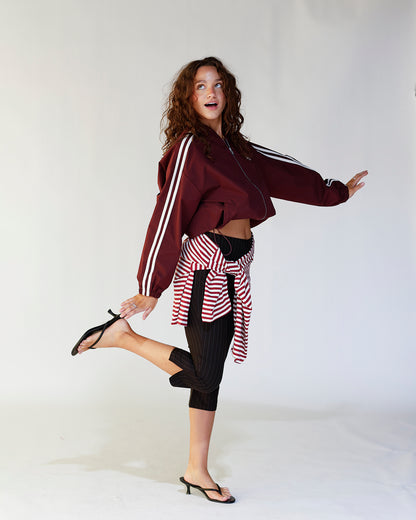 NIA CRUZ PINSTRIPE CAPRI