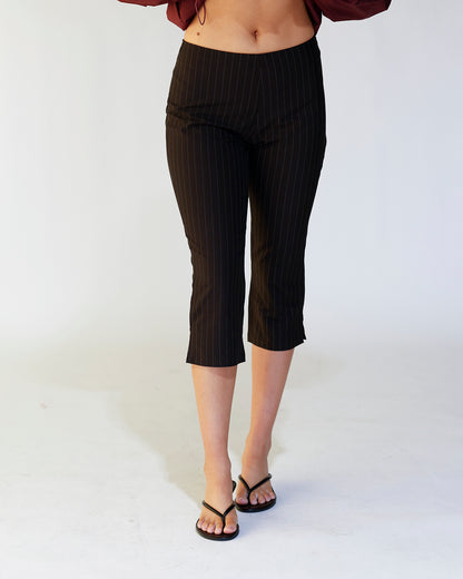 NIA CRUZ PINSTRIPE CAPRI