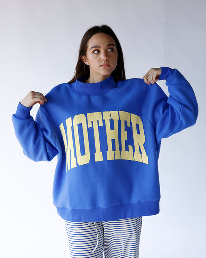 MOTHER REVERSIBLE MOCK NECK SWEATSHIRT