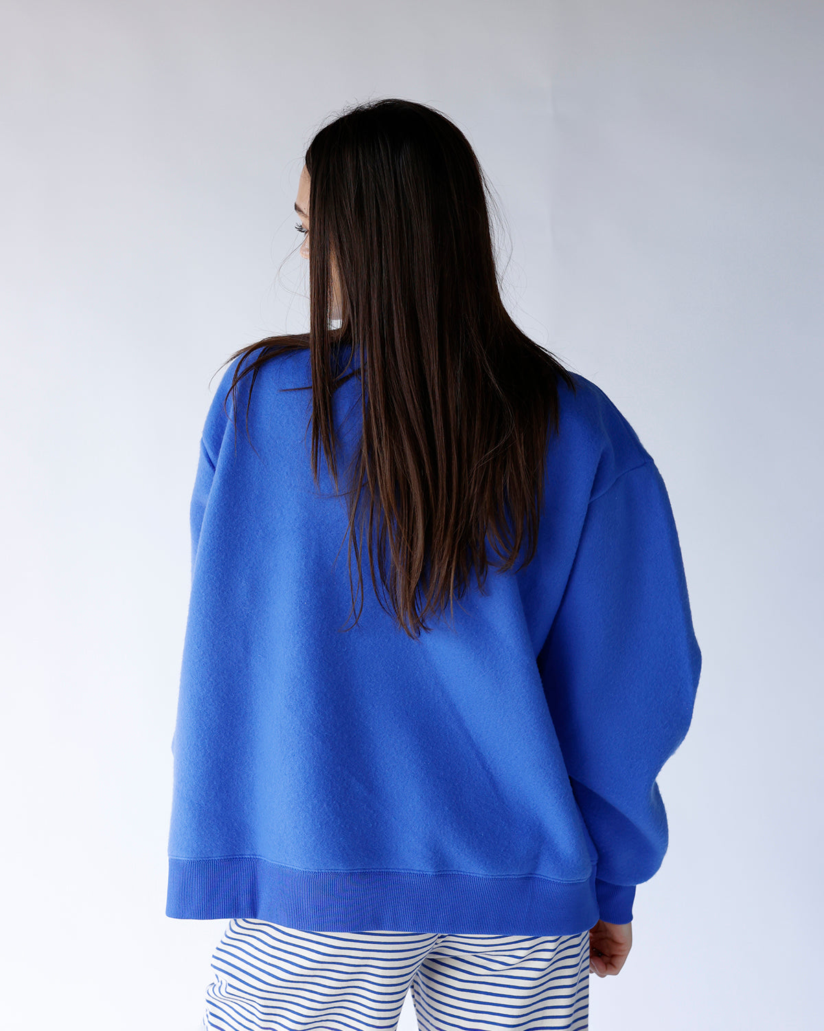 MOTHER REVERSIBLE MOCK NECK SWEATSHIRT