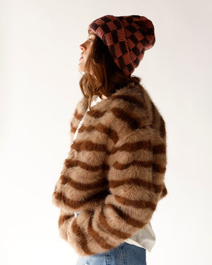 CATWALK READY FAUX FUR JACKET