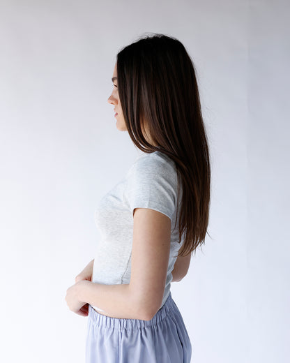 STARS & STRIPES RIBBED BABY TEE