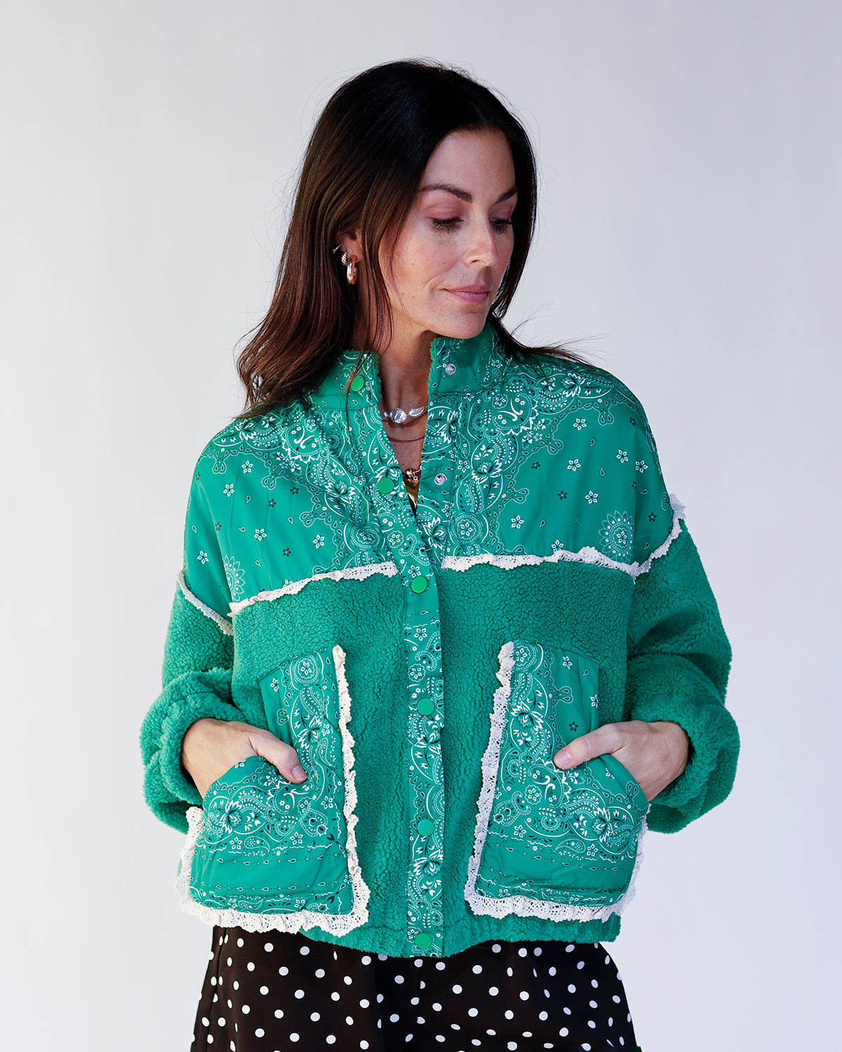 STUDY BREAK SHERPA JACKET