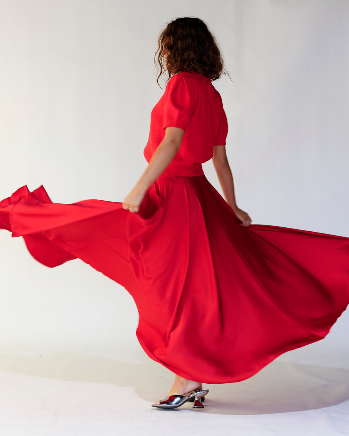 FREE PEOPLE CHILCO MAXI SKIRT X SALSA