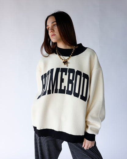 HOMEBODY REVERSIBLE MOCK NECK SWEATSHIRT